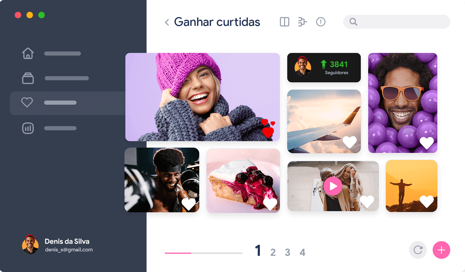 Ganhar Seguidores Curtidas Instagram